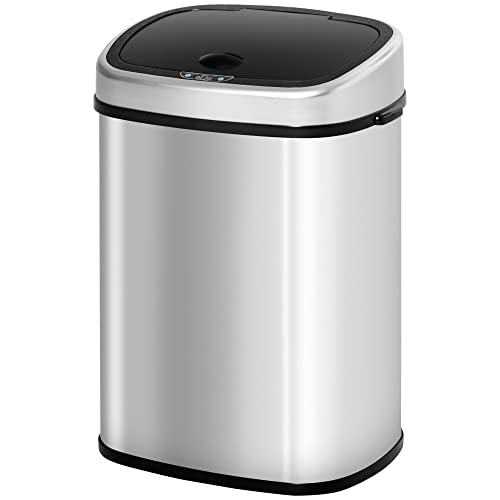 Jolof Store 48L Sensor Dustbin – Stainless Steel Automatic Kitchen Bin