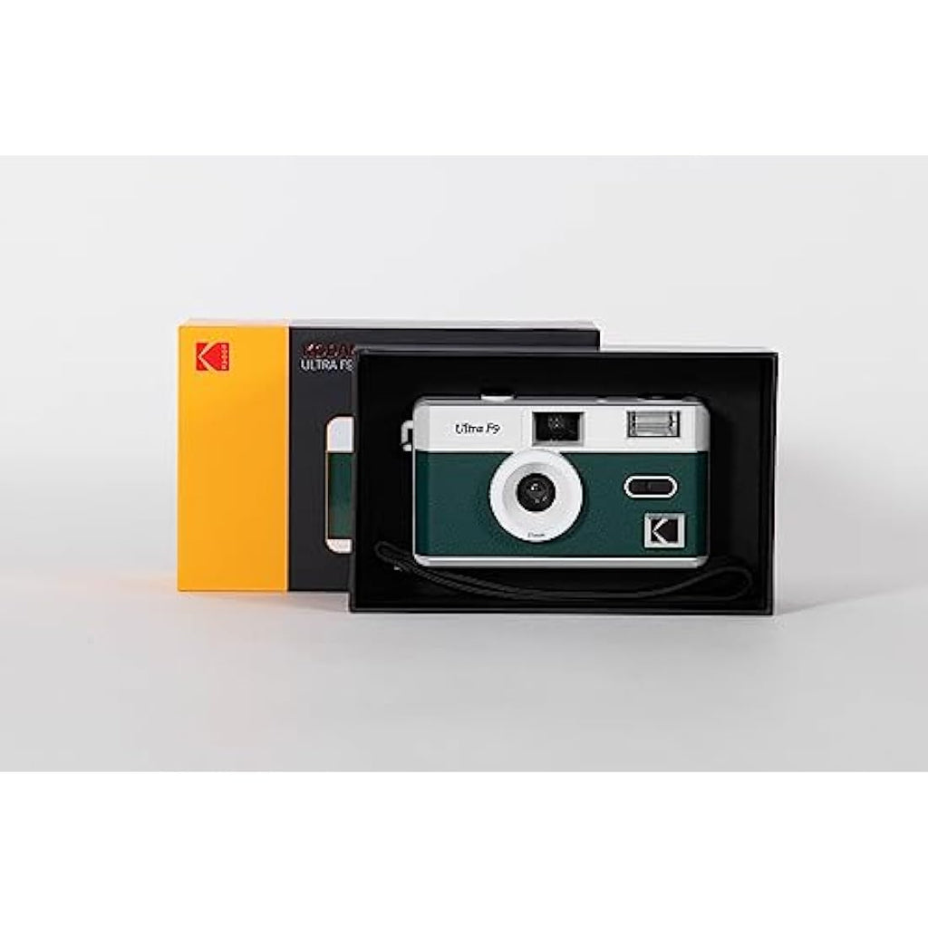 Kodak Ultra F9 35mm Film Camera – Reusable Retro Style (Dark Night Green)