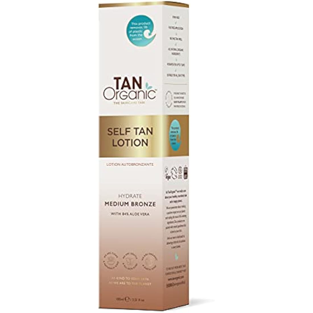 TanOrganic Self Tanning Lotion | Natural Vegan Fake Tan - 100ml