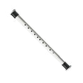 Hershii Adjustable Tension Shower Curtain Rod – No-Drill White Steel Rail