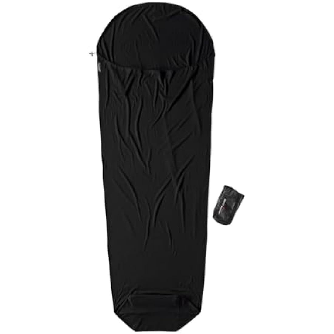 Cocoon Merino Wool Mummy Sleeping Bag Liner – Ultralight Thermal Black