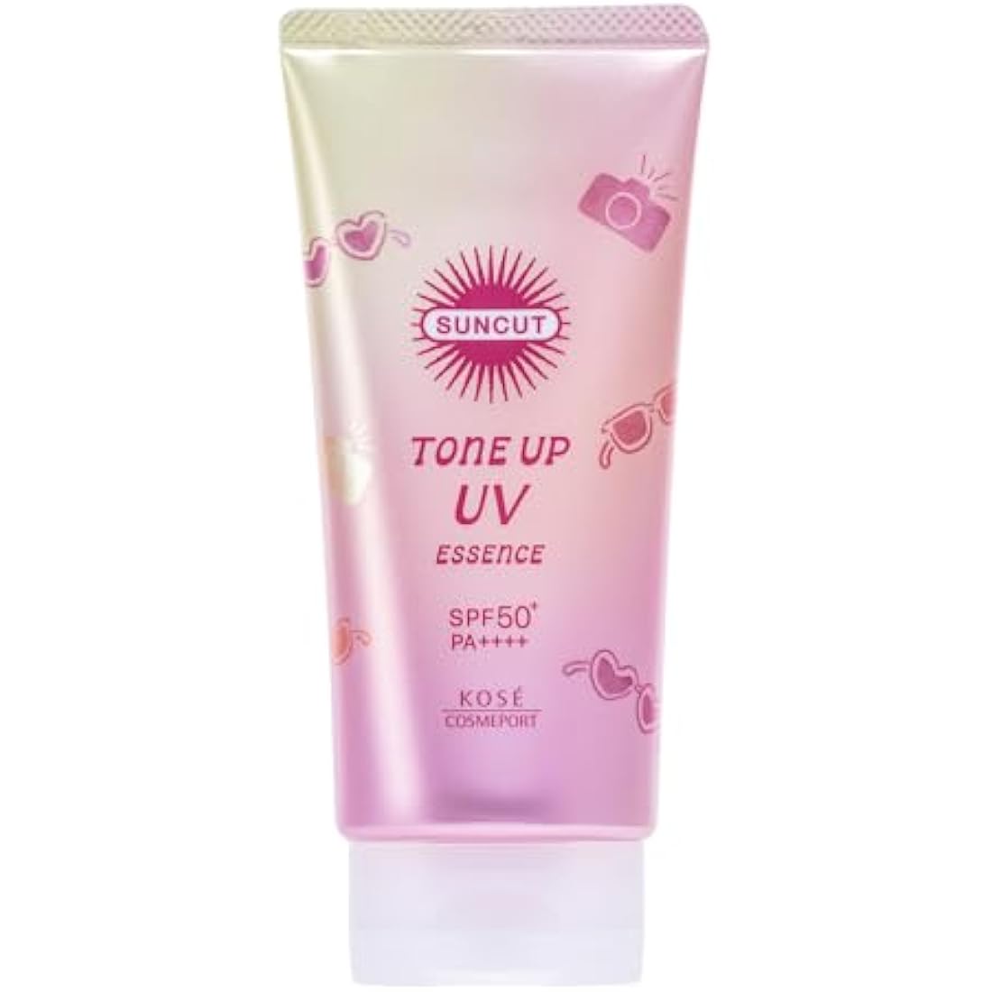 Kose SUNCUT Tone Up UV Essence Rose Pink Sunscreen SPF50+ PA++++ 80g