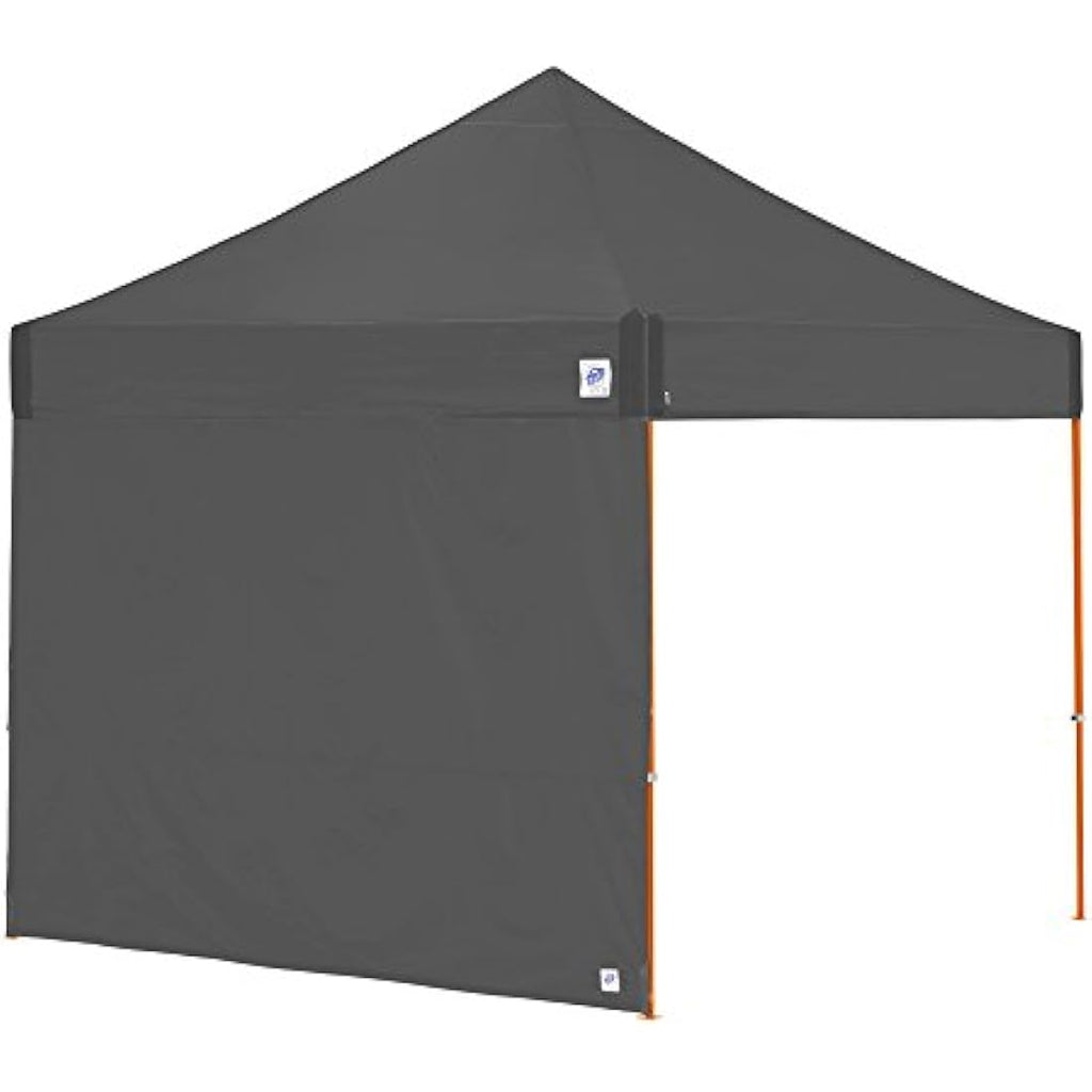 E-Z UP 10' Straight Leg Canopy Sidewall – Steel Grey Fire Resistant