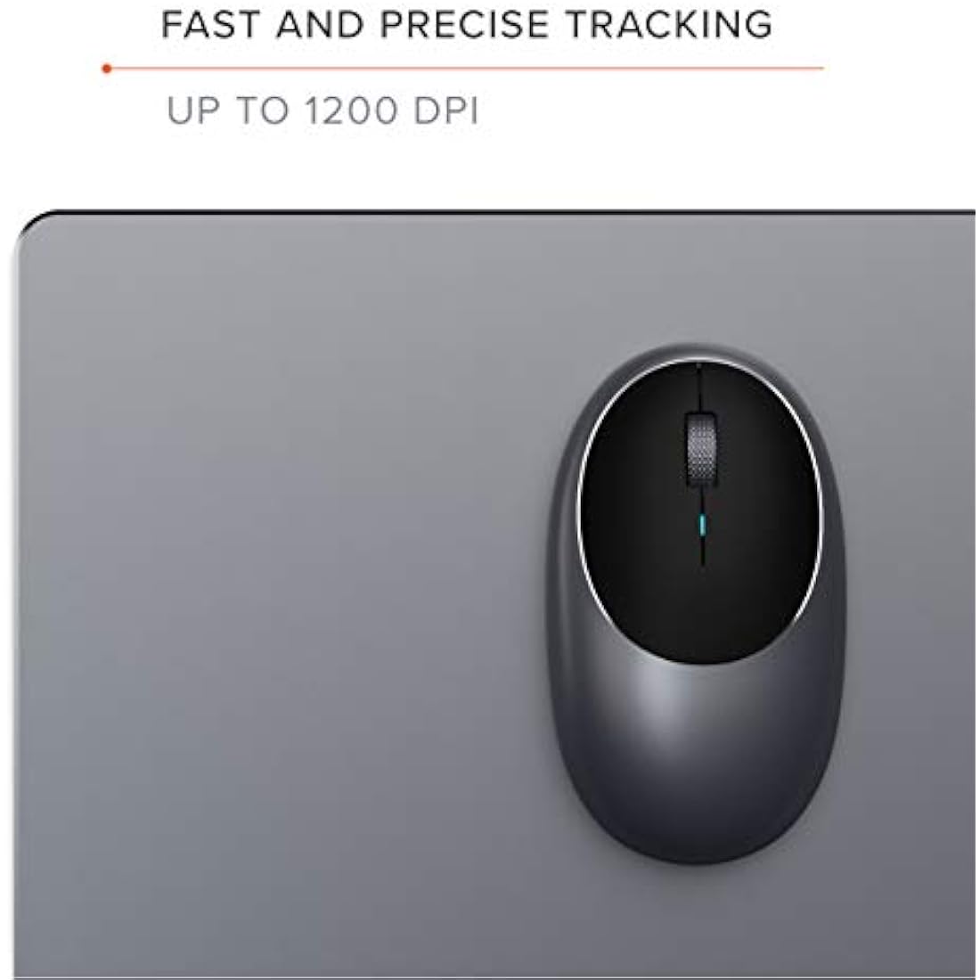 Satechi M1 Wireless Bluetooth Mouse – USB-C Rechargeable, Space Grey