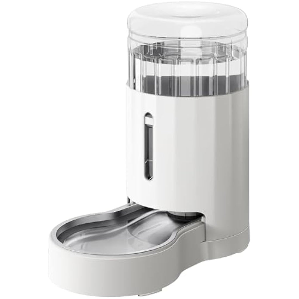 JUNSPOW 6L Gravity Pet Water Dispenser – Stainless Steel Automatic Waterer