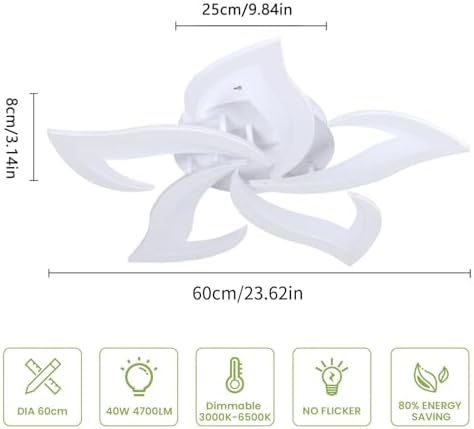 Comely Modern LED Petal Ceiling Light | 60W Acrylic Lotus Chandelier