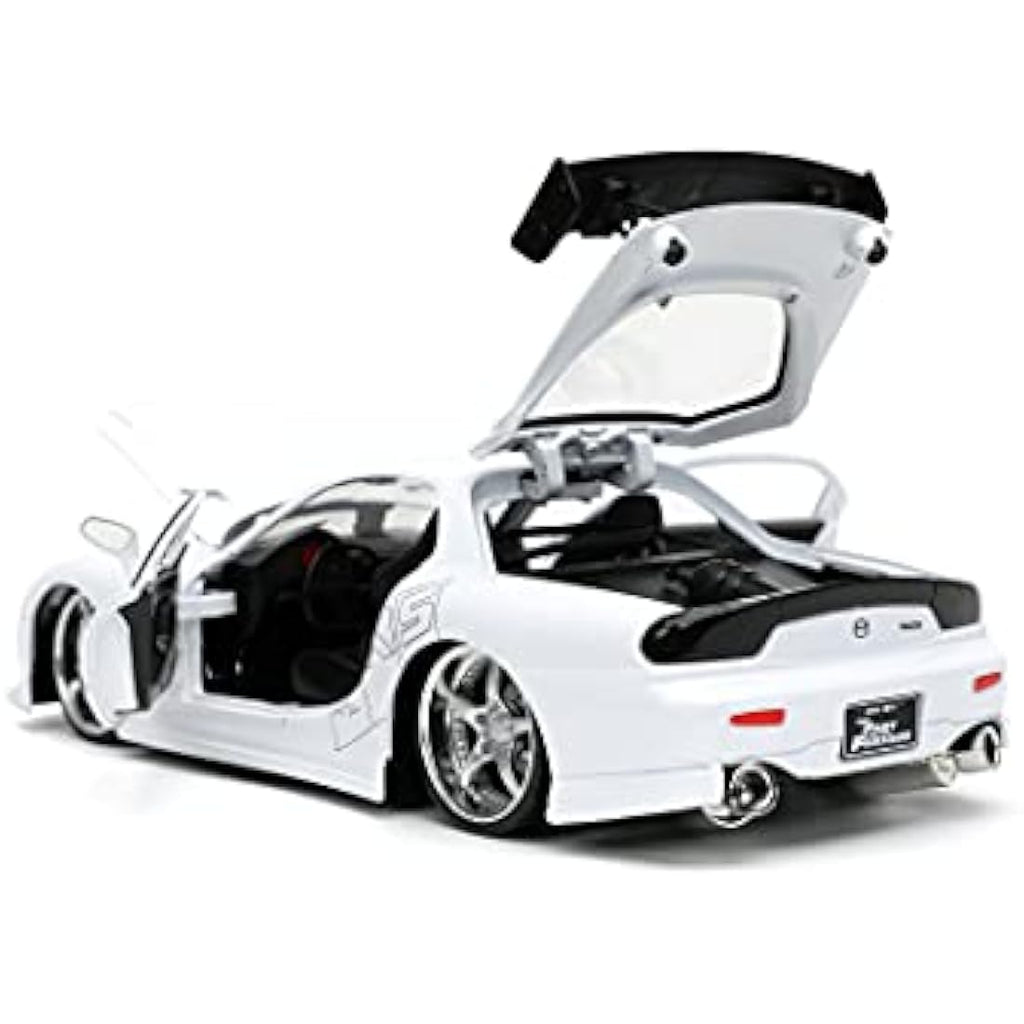 Jada Toys Fast & Furious 1993 Mazda RX-7 1:24 Diecast Model Car – White