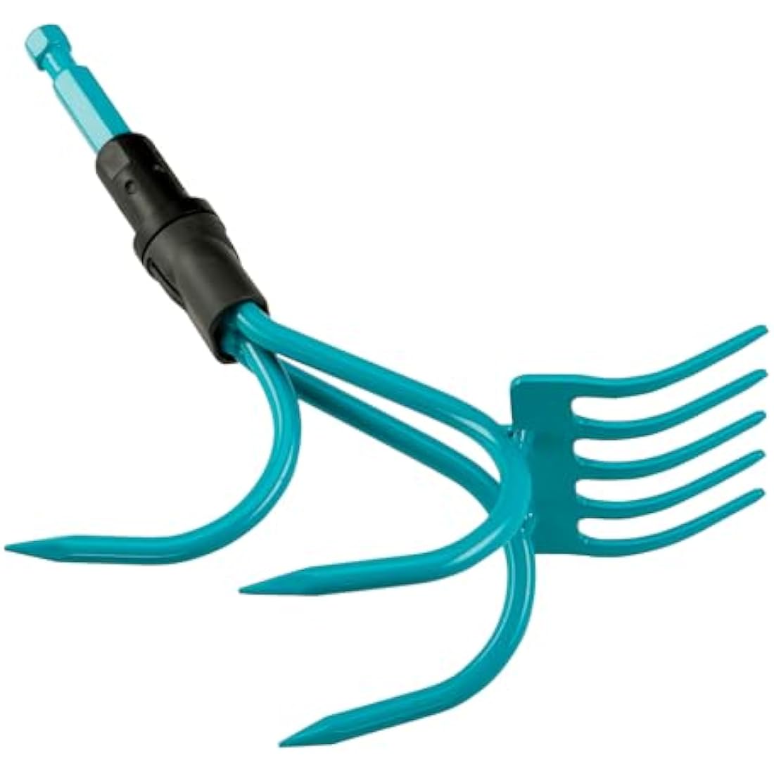 Gardena Combisystem Grubber-Rake – 2-in-1 Steel Garden Tool for Weeding