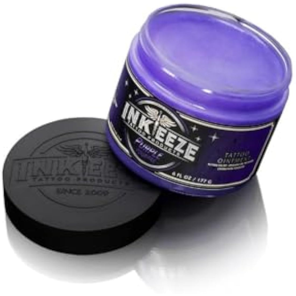 INK-EEZE Purple Glide Tattoo Ointment – Vegan Aftercare Jar - 6oz