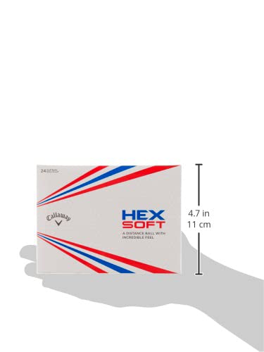 Callaway Hex Soft Golf Balls 2019 - Low Compression - White, 24 Pack