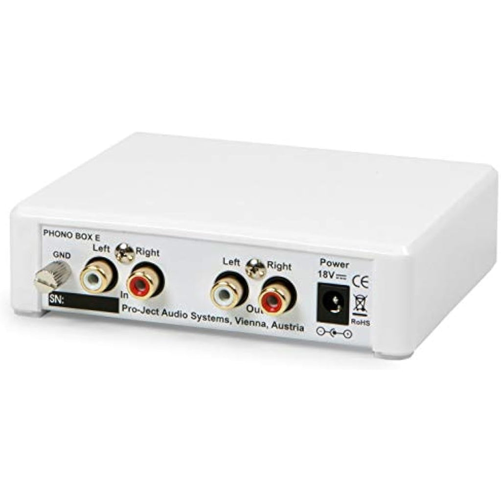 Pro-Ject Phono Box E | Moving Magnet Phono Stage Turntable Preamp - Black