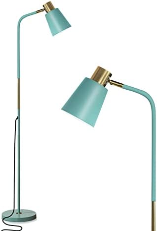 Industrial Floor Lamp – Adjustable Metal Task Light (Green)