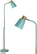 Industrial Floor Lamp – Adjustable Metal Task Light (Green)