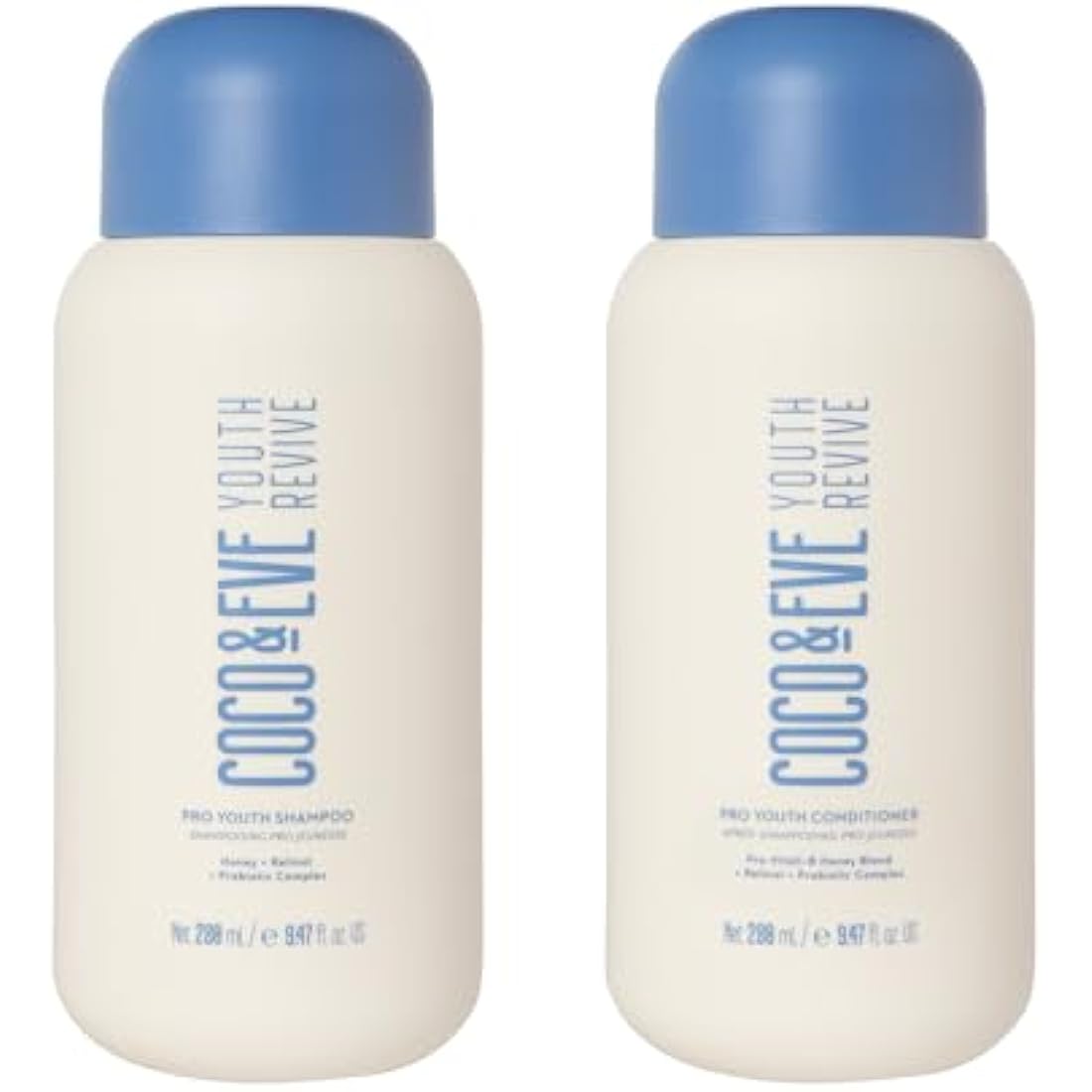 Coco & Eve Pro Youth Shampoo & Conditioner Set | Retinol & Honey