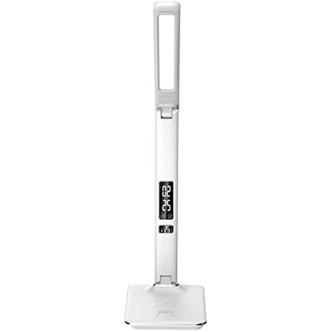 Groov-e Ares LED Desk Lamp with Wireless Charger, Alarm Clock & Calendar