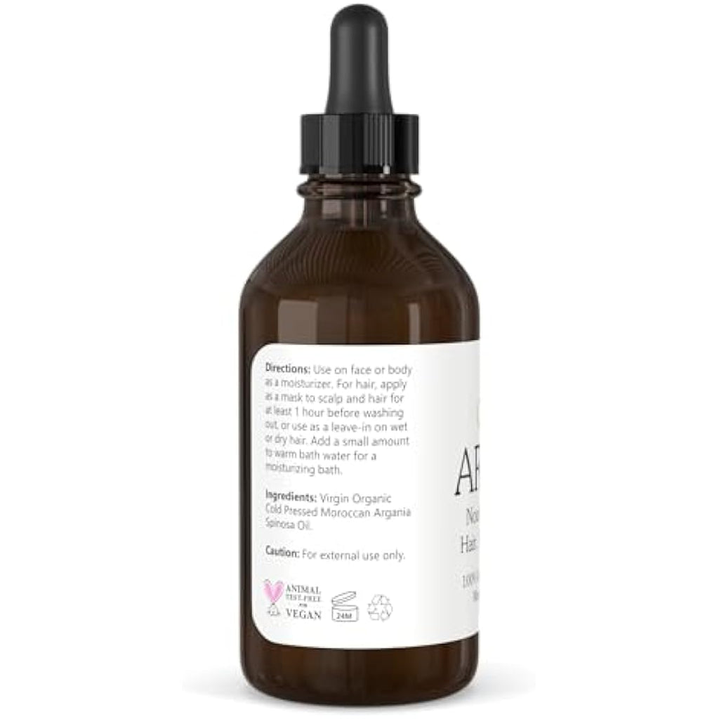 Isabella's Clearly Organic Moroccan Argan Oil | Pure Cold Pressed – 120ml
