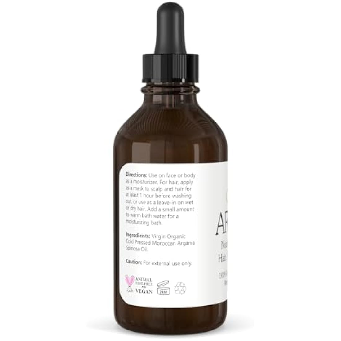 Isabella's Clearly Organic Moroccan Argan Oil | Pure Cold Pressed – 120ml