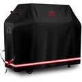 Turtle Life 54 Inch Waterproof BBQ Grill Cover – Heavy Duty Black Polyester