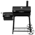 Tepro Biloxi Offset BBQ Pit Barrel Smoker – Charcoal Outdoor Grill