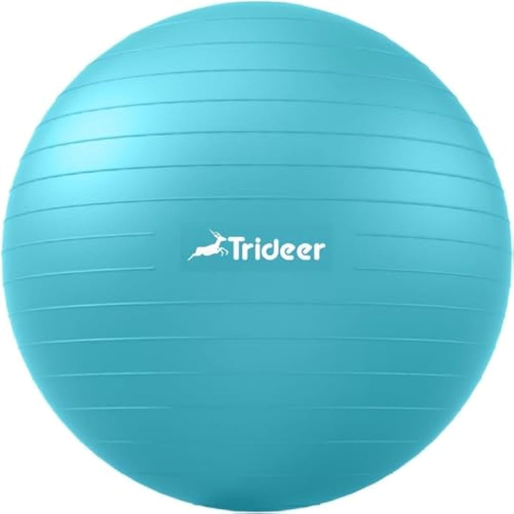 Trideer Exercise Ball – Anti-Burst Yoga Ball for Pregnancy & Office Chair