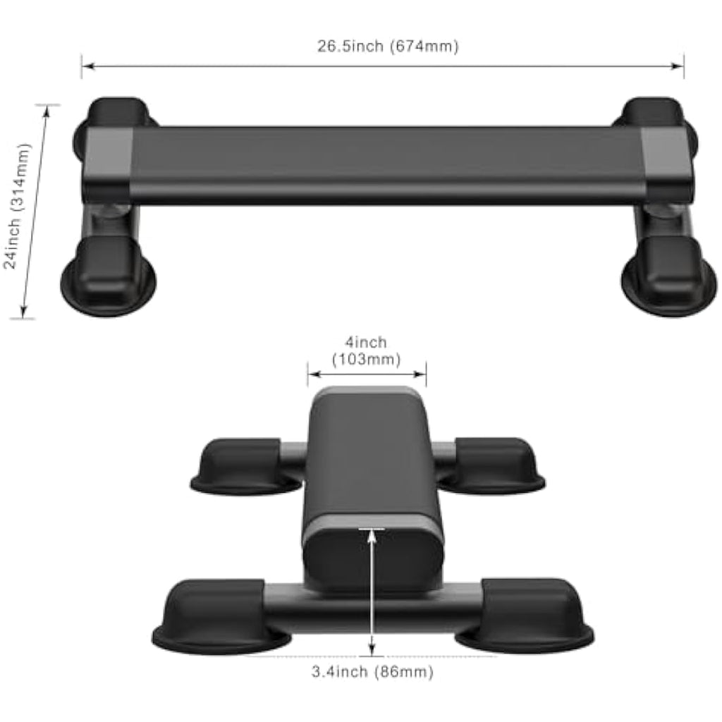 Kipika Calf Raise Bar – Heavy Duty Steel Standing Machine, 800lb Capacity