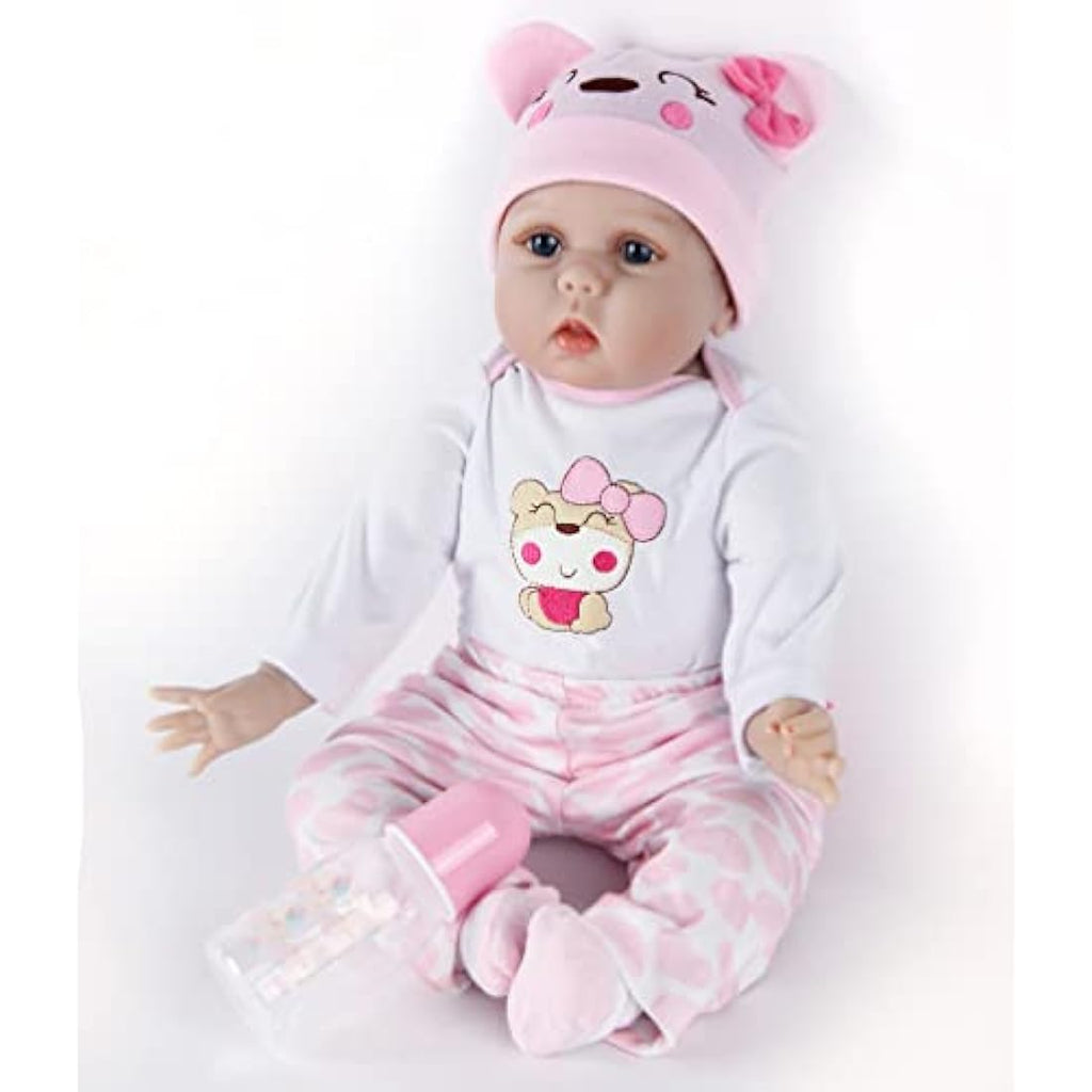 22" Reborn Baby Doll | Realistic Silicone & Cotton Body