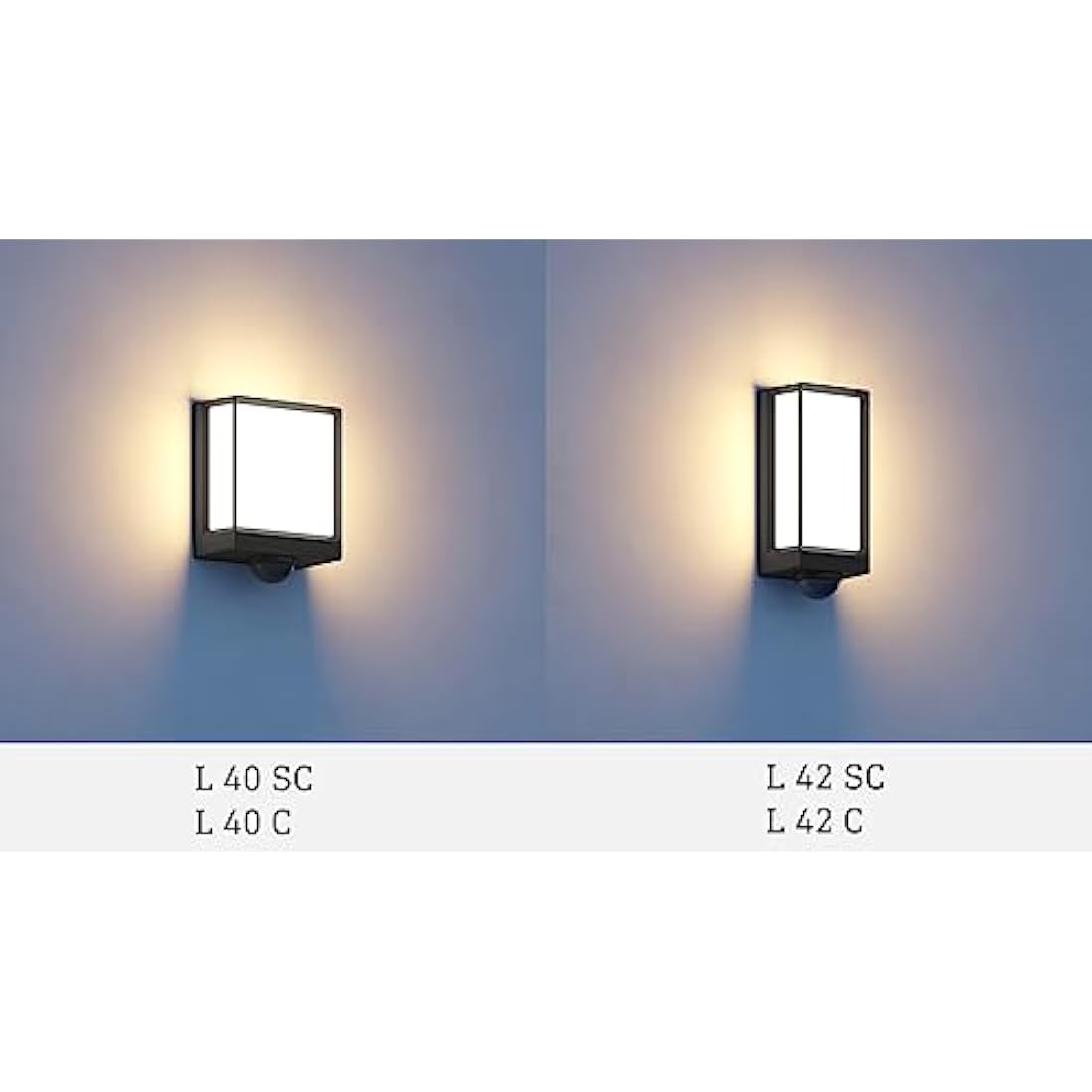 Steinel L 40 C Smart LED Outdoor Wall Light | Dimmable Aluminium Lamp