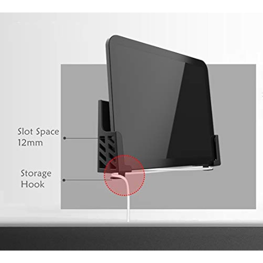 Jolof Store Universal Wall Mount Holder for Tablet and Smartphone
