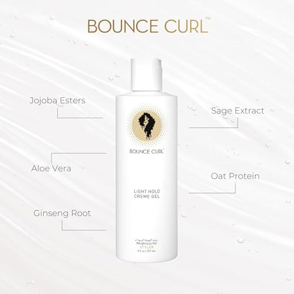Bounce Curl Light Creme Gel – Frizz Control Styling Gel for Curly Hair
