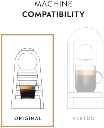 Nespresso Original Ristretto Coffee Capsules - Dark Roast - 50 Pods