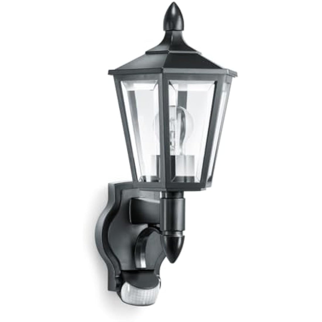 Steinel L 15 S Outdoor Wall Light – 180° Motion Sensor – Black