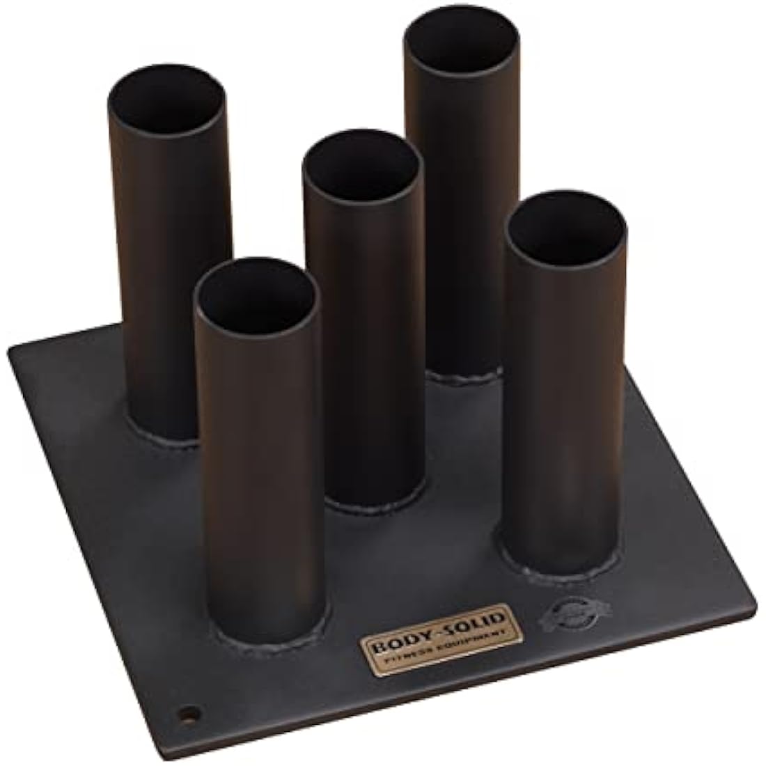 Body Solid Olympic Bar Holder – Black Powder Coat Steel Rack