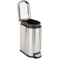 Jolof Store Slim 10L Stainless Steel Trash Can with Soft-Close Lid