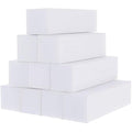 Metagio 10 Pcs White Nail Buffer Sanding Blocks for Acrylic & Natural Nails