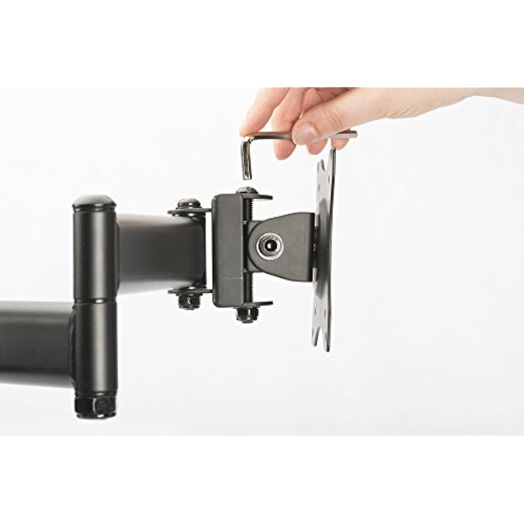 DIGITUS Dual Monitor Bracket – Ergonomic Table Clamp for 27" Screens