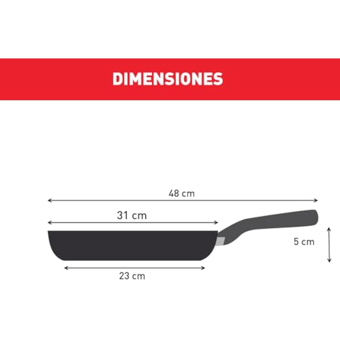 Tefal Titanium Essential Non-Stick Frying Pan – 30cm Metal Safe