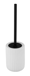 WENKO Belluno Ceramic Toilet Brush Holder – Matte White Modern Design