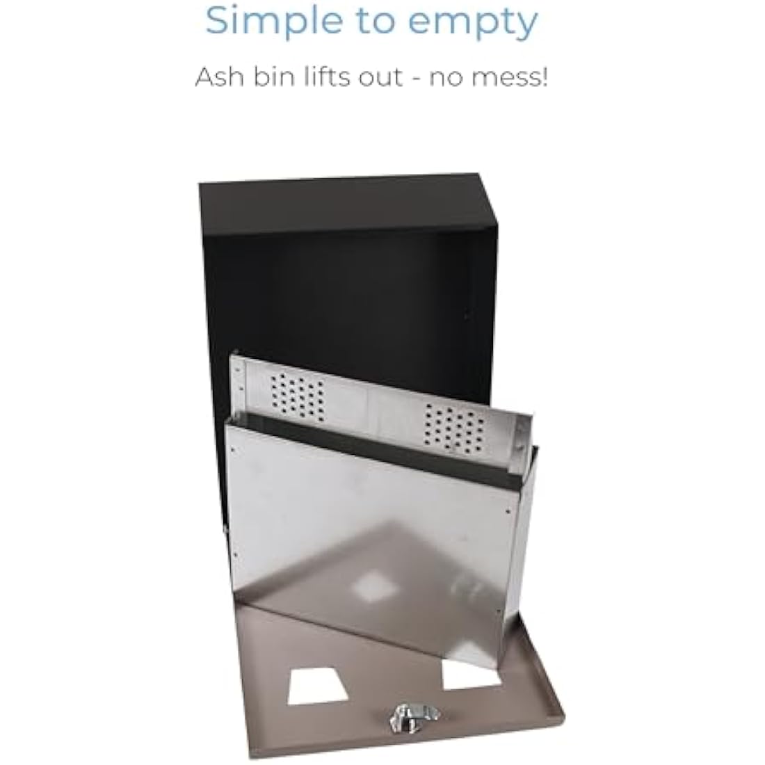 Cathedral Outdoor Ashtray | 3.1L Wall-Mounted Bin with Security Lock