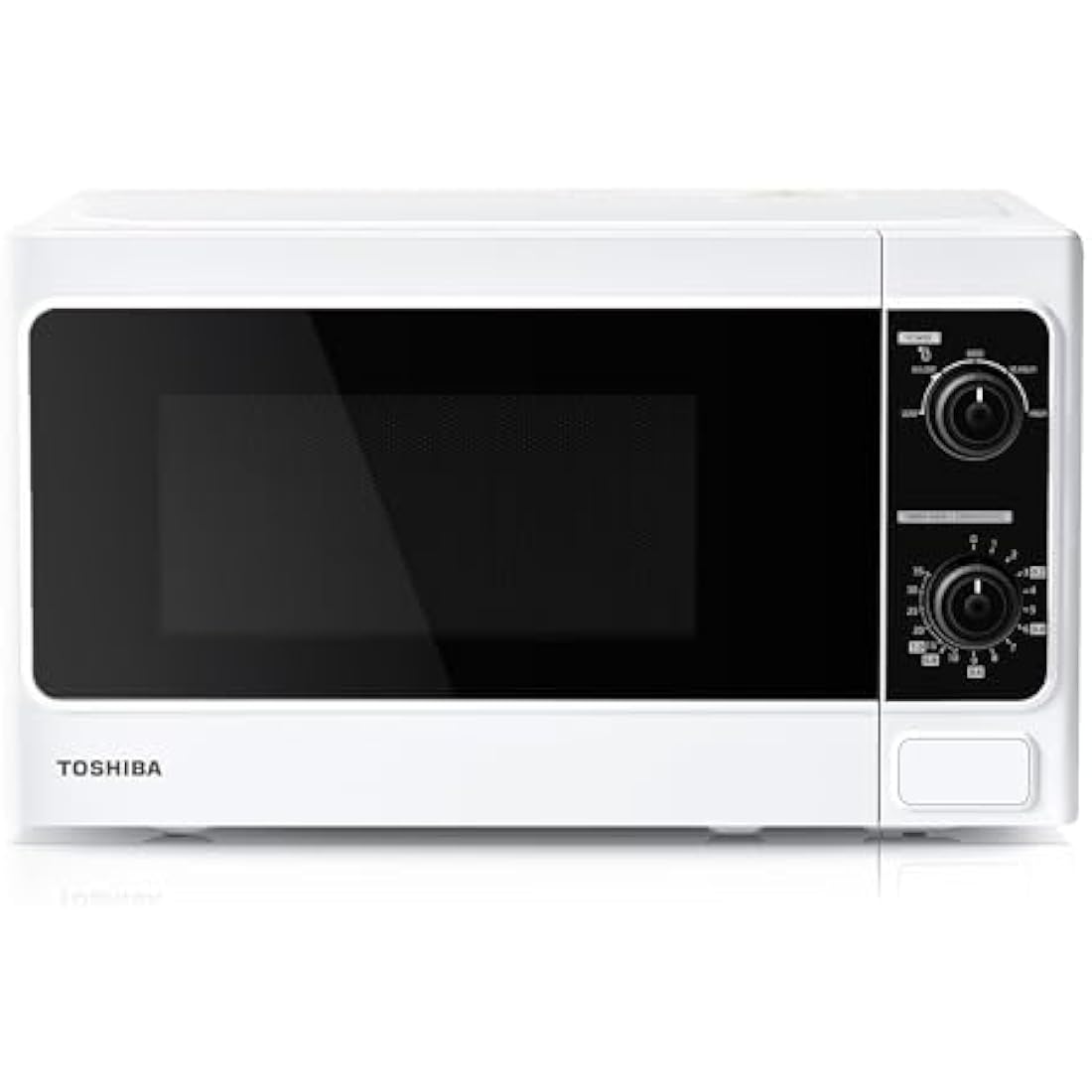 Toshiba 20L Compact Microwave | 800W Solo Oven with 5 Power Levels - White