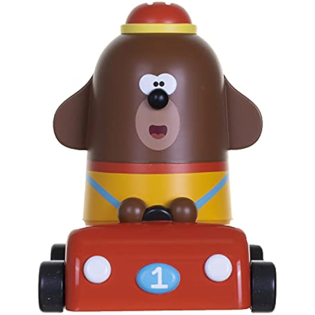 Hey Duggee Race Along Toy with Fun Sounds – Red Push and Go Vehicle