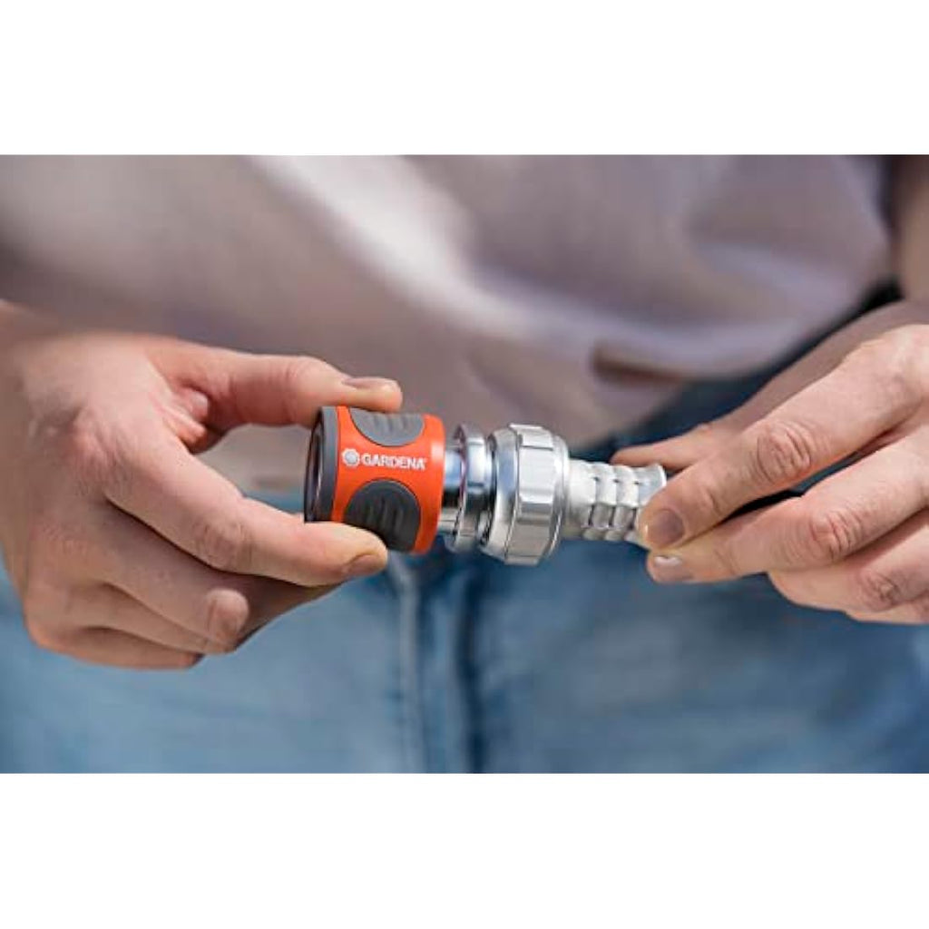 Gardena Premium Metal Quick Connector Starter Set – 4 Piece Kit