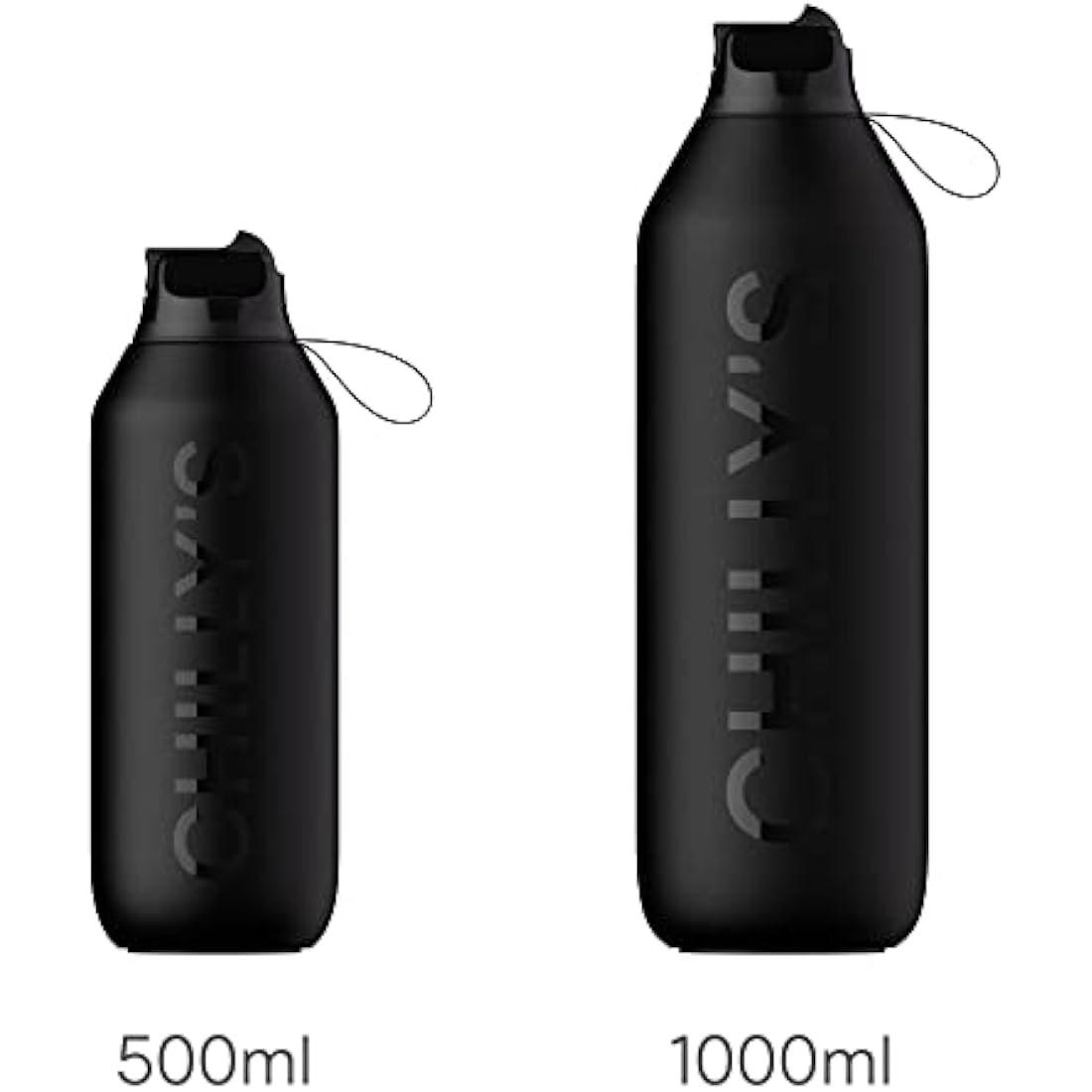 Chilly's Series 2 Flip Water Bottle – Insulated Stainless Steel, 1L