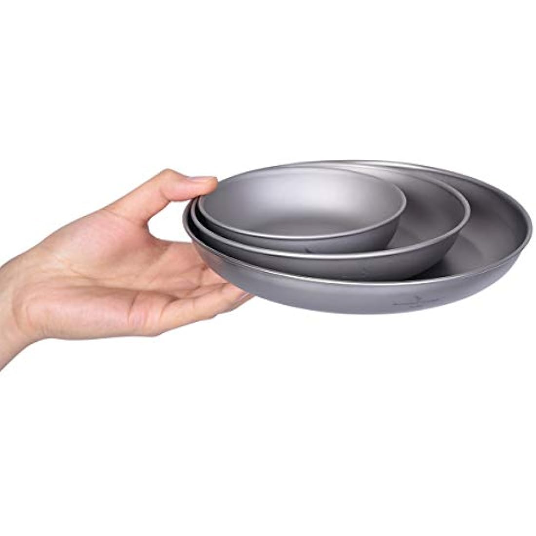 Boundless Voyage Ultralight Titanium Camping Plate – Outdoor Mess Kit