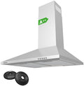 CIARRA 60cm Cooker Hood | A++ Stainless Steel Chimney Extractor Fan