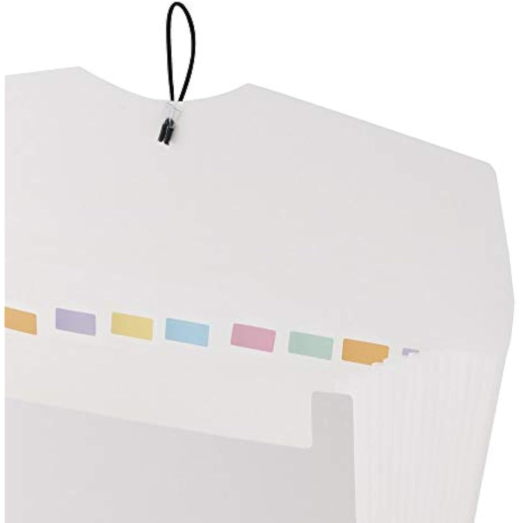 D.RECT A4 Expanding File Folder – 12 Compartment Document Organizer