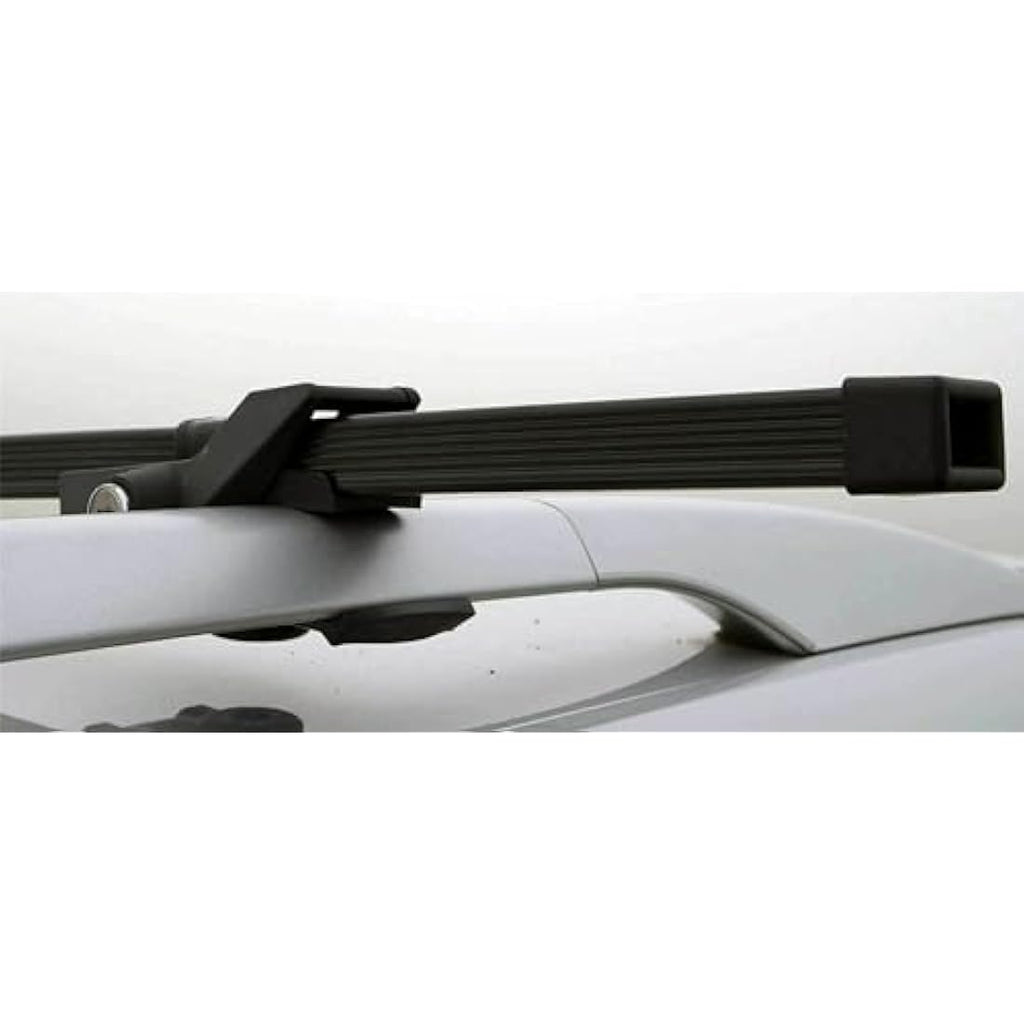 Summit SUM-001 Steel Roof Bars for Cars with Running Rails | Black