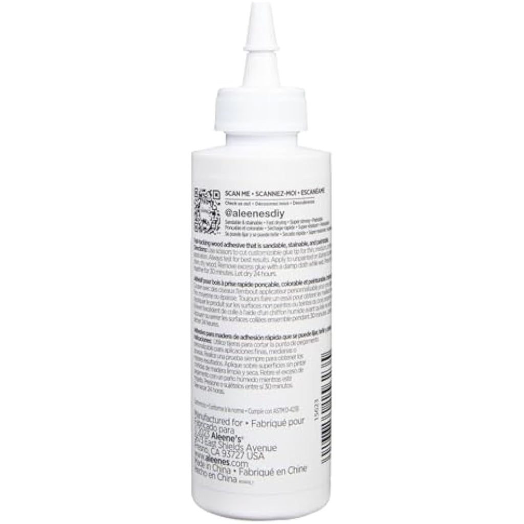 Aleene's Wood Glue 4 oz. 3-Pack Bundle – Nontoxic & Sandable Adhesive