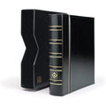 Lighthouse Optima Coin Album with Slipcase | Black Faux Leather Binder