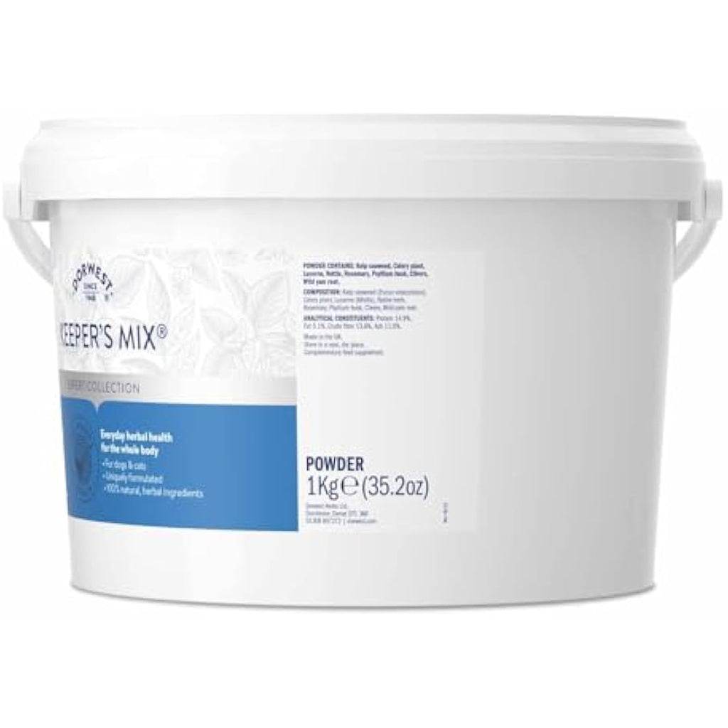 Dorwest Keeper’s Mix 1kg | Herbal Health Supplement for Dogs & Cats