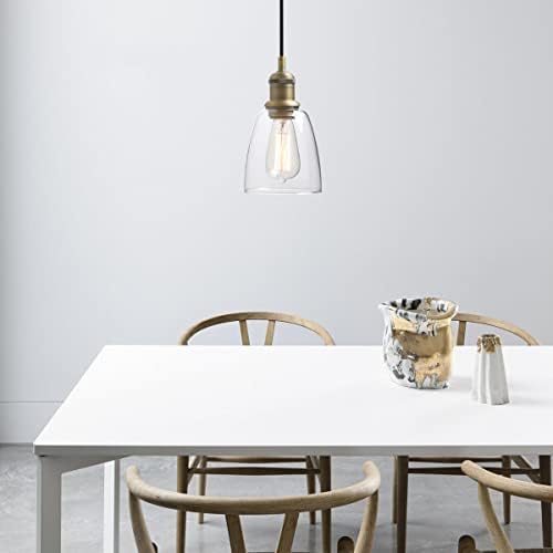 Jolof Store Industrial Glass Pendant Light – Antique Edison Chandelier